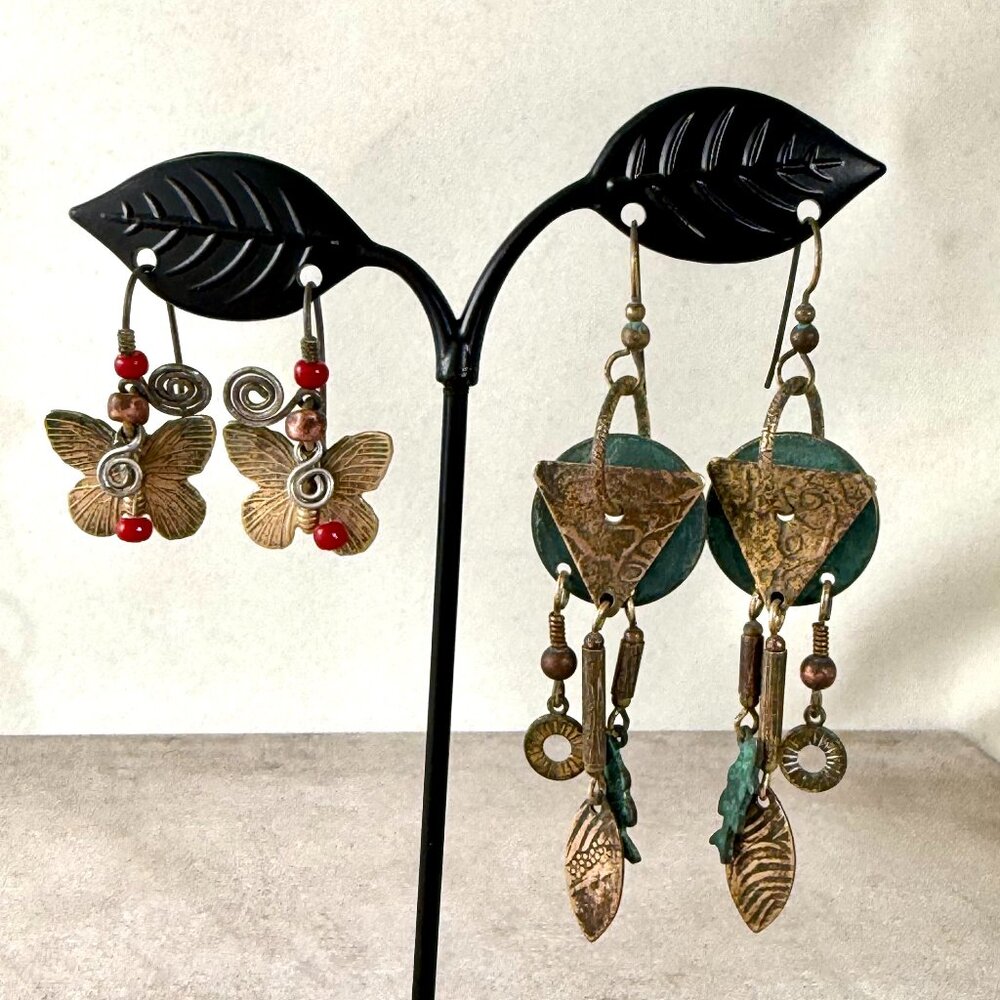 Two pairs of Handmade Earrings